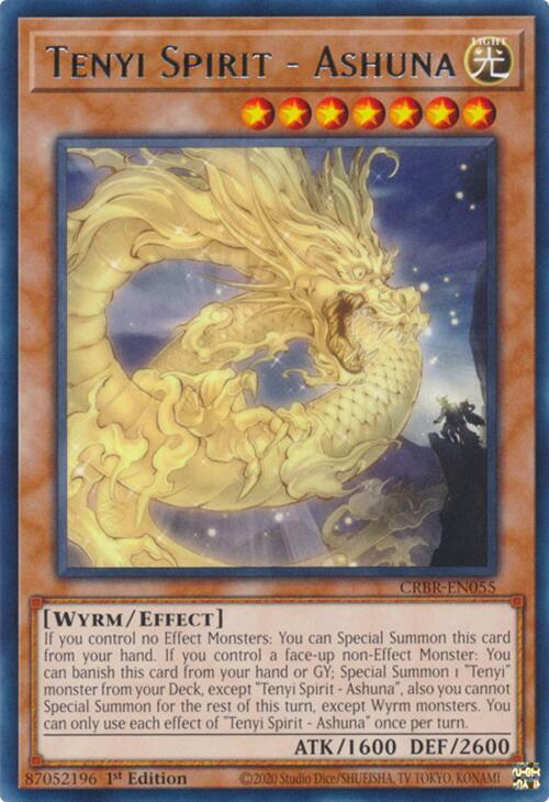 Tenyi Spirit - Ashuna - CRBR-EN055 - Rare - 1st Edition